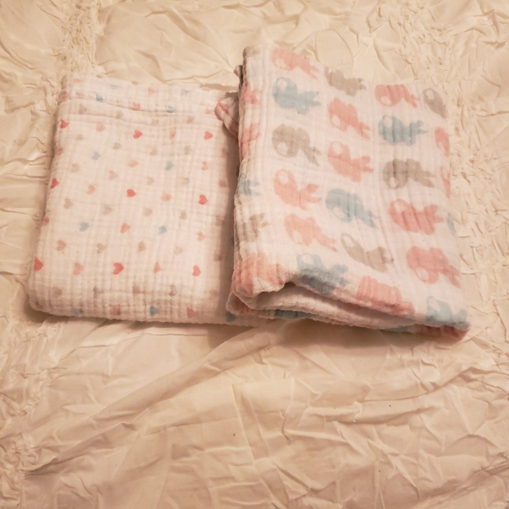 Banana Fish Muslin Baby Blankets